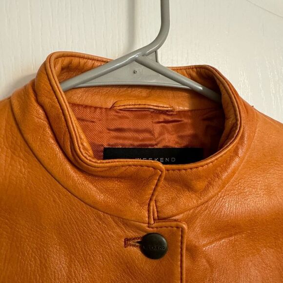 Max Mara Weekend Leather Jacket 4 - Picture 3 of 11